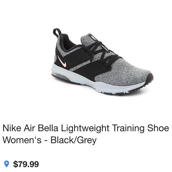 air bella lightweight training shoe